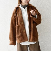 《予約》〈洗濯機可能〉ボア フリース シャツ ジャケット