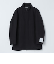 スーパー 140's ウール シルク スタンドカラー コート