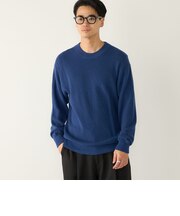 〈洗濯機可能〉コットン カシミヤ アゼ ニット◇