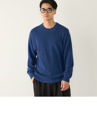 〈洗濯機可能〉コットン カシミヤ アゼ ニット◇