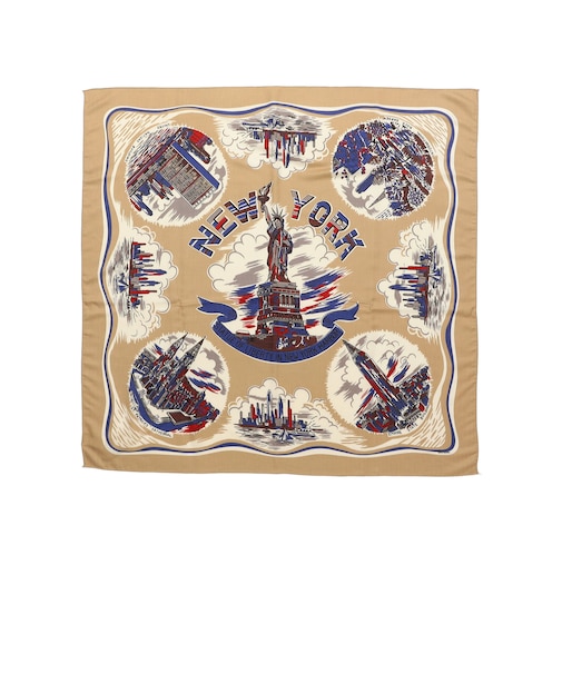 BINDU: シルク ウール ストール 100*100