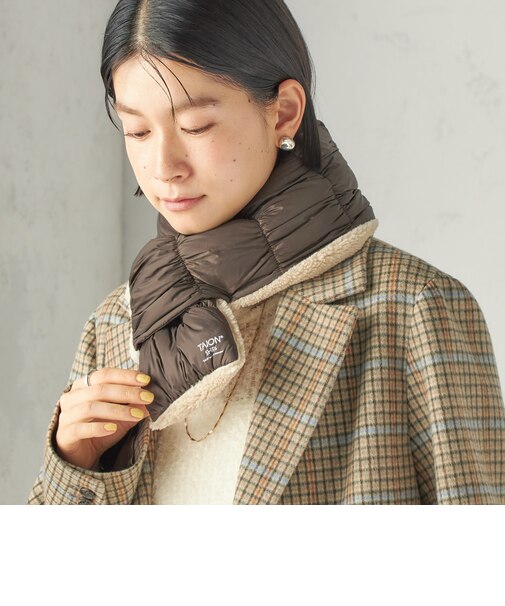 【SHIPS別注】TAION:〈手洗い可能〉SHIRRING MUFFLER