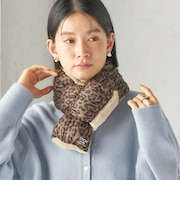 《予約》【SHIPS別注】TAION:〈手洗い可能〉SHIRRING MUFFLER