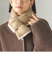 《予約》【SHIPS別注】TAION:〈手洗い可能〉SHIRRING MUFFLER