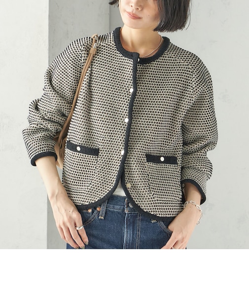 《予約》〈手洗い可能〉ジャカード モール カーディガン 26AW