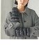 【SHIPS別注】TAION:〈手洗い可能〉SHIRRING MITTEN