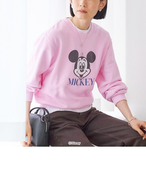 【SHIPS別注】GOOD ROCK SPEED:〈洗濯機可能〉MICKEY / LOGO SWEAT