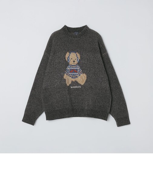【一部WEB限定】〈洗濯機可能〉Teddybear(R) ジャカード モール ニット◇