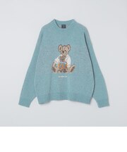 【一部WEB限定】〈洗濯機可能〉Teddybear(R) ジャカード モール ニット◇