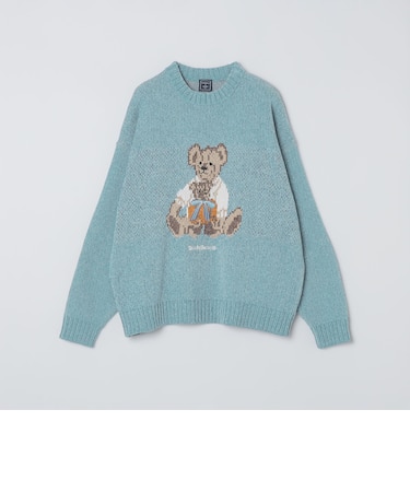 【一部WEB限定】〈洗濯機可能〉Teddybear(R) ジャカード モール ニット◇
