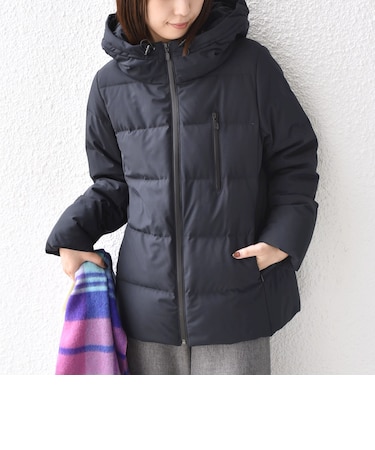 《予約》ストレッチ タフタ ダウン ジャケット◆