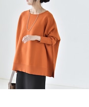 《予約》〈洗濯機可能〉ボートネック ワイド ニット プルオーバー 26AW