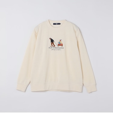 エンブロイダリー カットコール スウェット