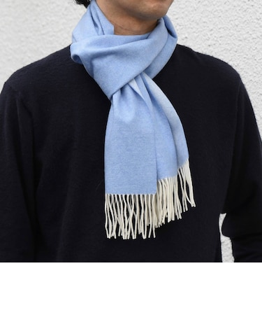 カシミヤ シングル マフラー◆