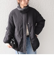 《予約》リバーシブル 中綿 フェイクファー アウター◆