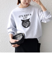 《予約》【SHIPS any別注】THE KNiTS:〈洗濯機可能〉ロゴ プリント スウェット 26AW 2