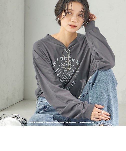 【SHIPS別注】GOOD ROCK SPEED: MUSIC LONG T-SH