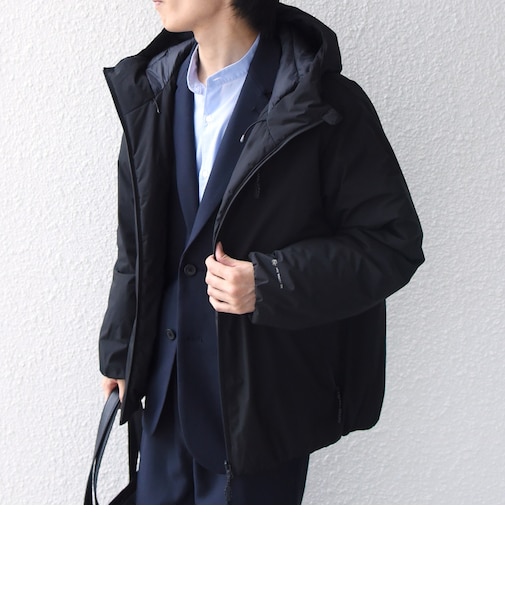 〈撥水/防風等〉多機能 ダウン フード ブルゾン 26AW◆