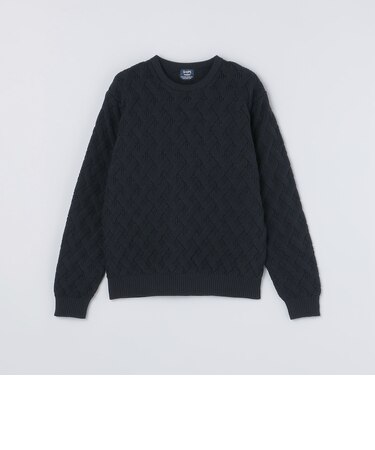 〈MADE IN JAPAN〉Amossa(R) ジャカード ニット