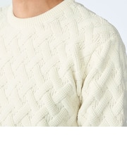 〈MADE IN JAPAN〉Amossa(R) ジャカード ニット