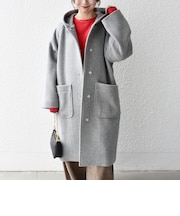 《予約》PURE WOOL ロング フーディー コート