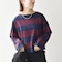 〈洗濯機可能〉ワイド ボーダー ボートネック TEE