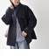 《予約》カシミヤ ミックス スタンドカラー ショート ダッフル コート