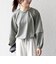 【WEB限定】〈洗濯機可能〉裏毛 パイピング ドロスト プルオーバー TEE