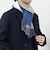 サープラスヤーン ウール カシミヤ リバーシブル パネル マフラー26AW◆