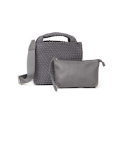 ポーチ付き メッシュ 2WAY ショルダー トート バッグ