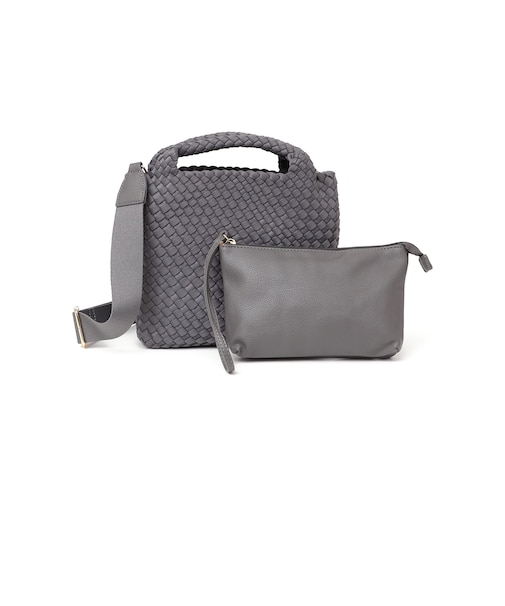 ポーチ付き メッシュ 2WAY ショルダー トート バッグ