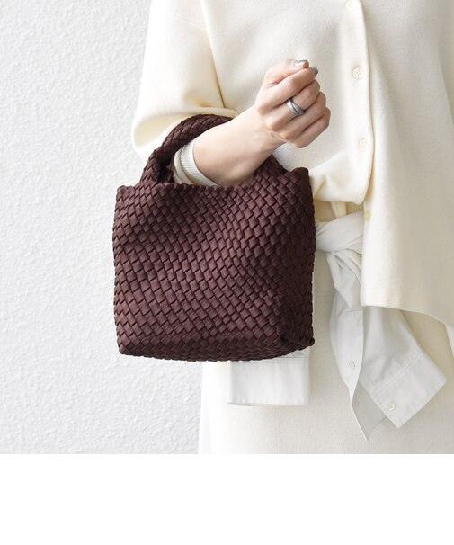 ポーチ付き メッシュ 2WAY ショルダー トート バッグ