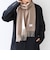 サープラスヤーン ウール カシミヤ リバーシブル ソリッド マフラー 26AW◆
