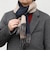 サープラスヤーン ウール カシミヤ リバーシブル ソリッド マフラー 26AW◆