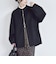 《予約》PURE WOOL ボトルネック コクーン ジップ ミディ コート