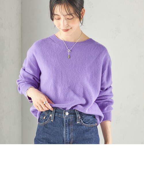 予約》【SHIPS別注】YLEVE×Harley of Scotland: ニット プルオーバー