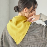 《予約》【SHIPS別注】YLEVE×James Charlotte: トライアングル スカーフ