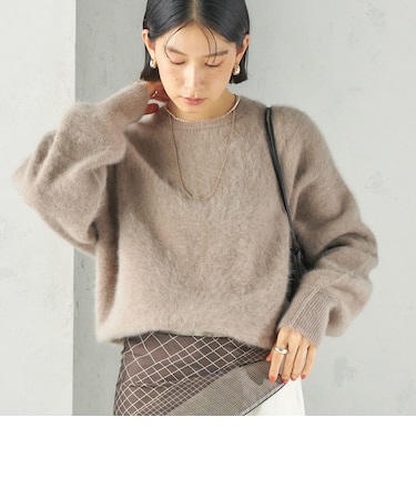 《予約》杢 フォックス カシミヤ クルーネック プルオーバー 26AW