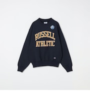 RUSSELL ATHLETIC: 〈洗濯機可能〉プロコットン ロゴプリント クルーネック スウェット