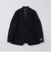 《予約》コーデュロイ ノーカラー ジャケット(セットアップ対応可能)◆