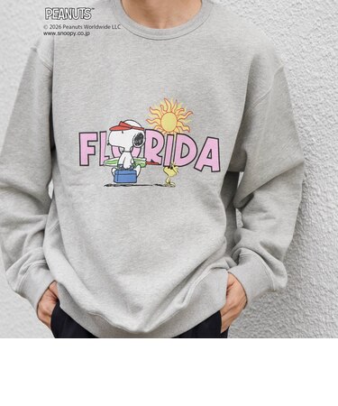 SNOOPY コラボ アメリカン ロケーション グラフィック プリント スウェット◇