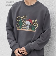 SNOOPY コラボ アメリカン ロケーション グラフィック プリント スウェット◆