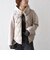 【WEB限定】キルティング コンビ フーディー ジップ ブルゾン