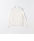 〈手洗い可能〉レース ストレッチ ハイネック カットソー
