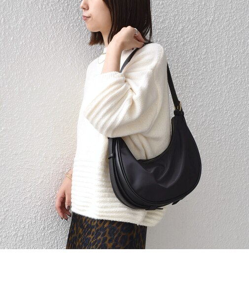 《予約》ナイロン コンビ クロワッサン（ハーフムーン） ショルダー◆