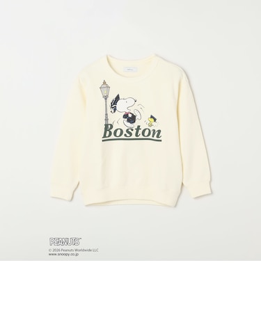 SNOOPY コラボ アメリカン ロケーション グラフィック プリント スウェット<KIDS>