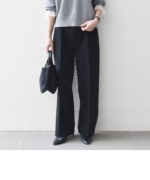 《予約》エア ニードル センタープレス ストレート パンツ
