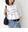 〈洗濯機可能〉レタリング ロゴ プリント TEE