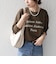 〈洗濯機可能〉レタリング ロゴ プリント TEE