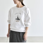 ANGE IN DISGUISE:〈手洗い可能〉デザイン ロゴ プリント スウェット 26AW